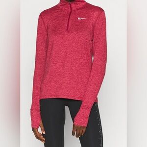 Nike Running Women's Dri-Fit Element 1/2 Zip Top Shirt Long Sleeve Activewear S